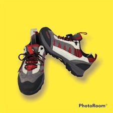 Gronell 6.5M Mens Gray Waterproof Leather Vibram Hiking Trail Low Boots Shoes