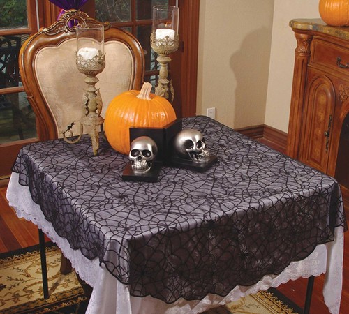 Gothic black lace spider - gothic,