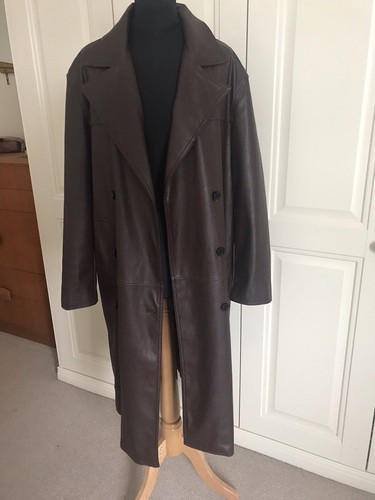 Bershka faux leather chocolate - faux,