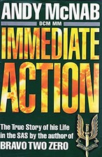 Immediate Action by Andy McNab Hardback Book The Cheap Fast Free Post