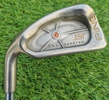 LEFT HANDED Ping ISI Nickel Orange Dot 4 Iron Stiff Steel Shaft Lamkin Grip 