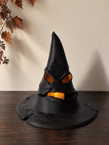 Gothic witchy hat with led - witchy,
