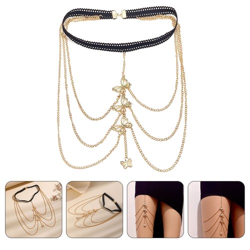 Layered body chain for women - chain,