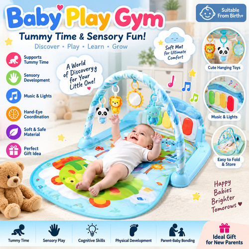 Baby gym play mat newborn - gym,