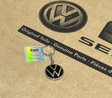 VW Genuine OEM Black Enamel Keyring MK1 MK2 MK3 MK4 MK5 MK6 MK7 MK8 OEM Gift