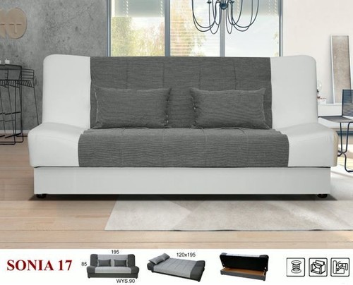 Double sofa bed - sofa, with