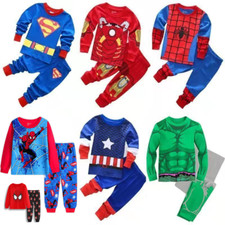 2PCS Kids Boys Superhero