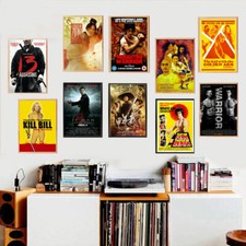 Vintage Martial Arts Movie Kung Fu Karate Tai Chi Print Poster Wall Picture A4 +