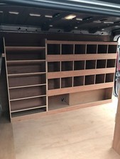 Renault Trafic Van Shelving Racking SWB L1 Plywood System Tool Storage Unit Div