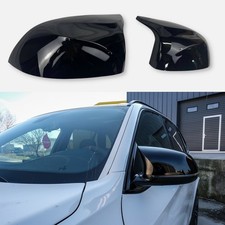 Gloss Black Wing Mirror Cover Cap For BMW X3 F25 X4 F26 X5 F15 X6 F16 2014-2018