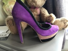 Stunning Jessica Simpson suede high heels shoes, size 5