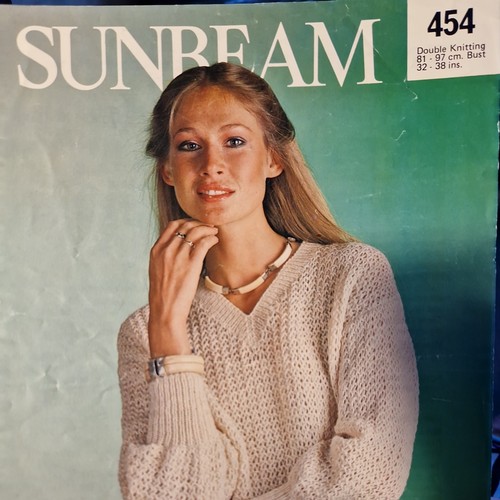 Sunbeam 454 knitting pattern - sunbeam,