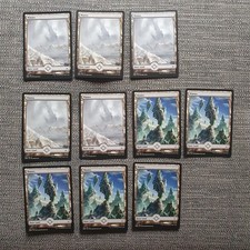 Lot of 10x Wastes (Full Art) Oath of the Gatewatch #183 & #184 MTG Basic Land