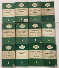 Vintage Green Penguins Mystery & Crime Paperbacks b/t No’s 1002 to 1035