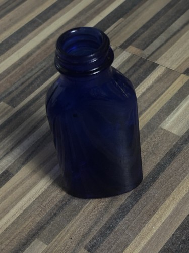 Old cobalt blue - glass, bottle