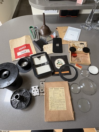 Vintage photographic darkroom - vintage,