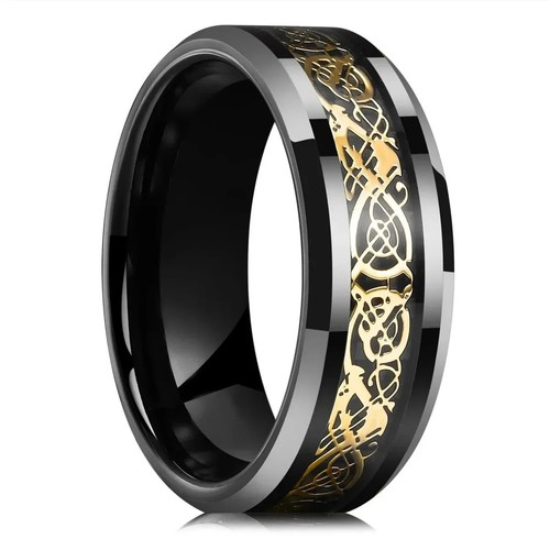 Mens tungsten carbide celtic - mens,
