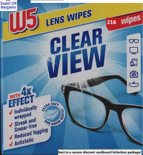 216 lens wipes glasses - lens,