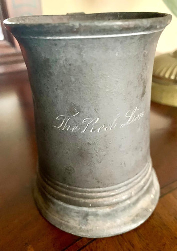 Pewter tankards and - tankards, measures