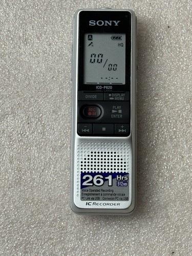 Sony icd p620 - digital, voice