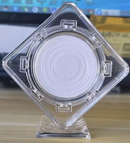 Transparent coin revolving - 1, x