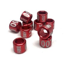 Aluminum Bird Rings 2024