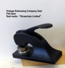 Vintage Embossment Company Seal