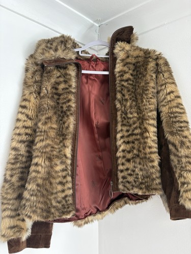 Vintage y2k faux fur astraka