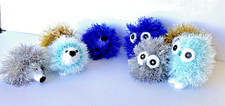 Knit Pattern Mini Hedgehog & Owl Using Tinsel or Eyelash, Ferrero Roche Cover