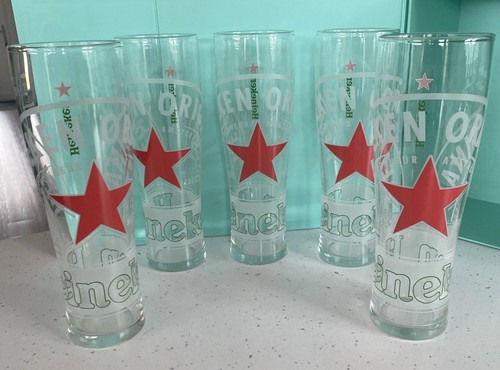 Heineken pint glasses 20oz - 5,