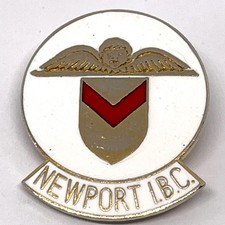 Newport Indoor Bowls Centre IBC Enamel Pin Badge Sport Bowling Bowler Wales