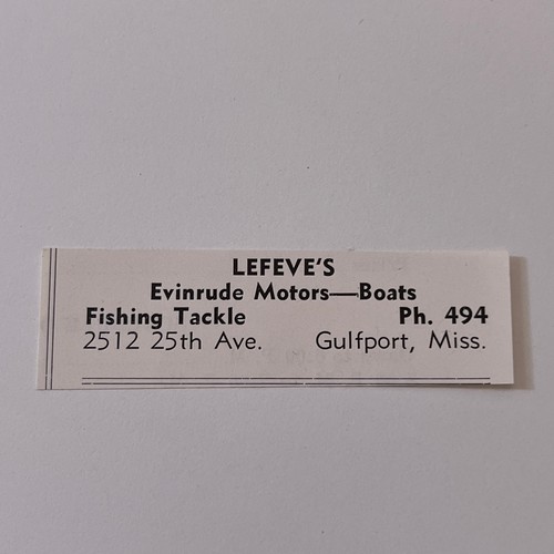 Lefeve evinrude motors boats - lefeve's, motors-boats