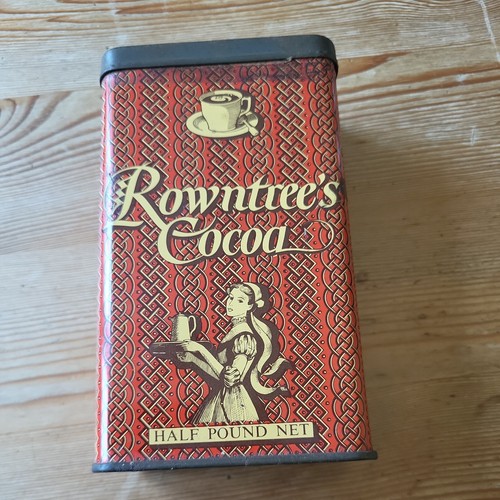 Vintage rowntree cocoa - vintage, tin