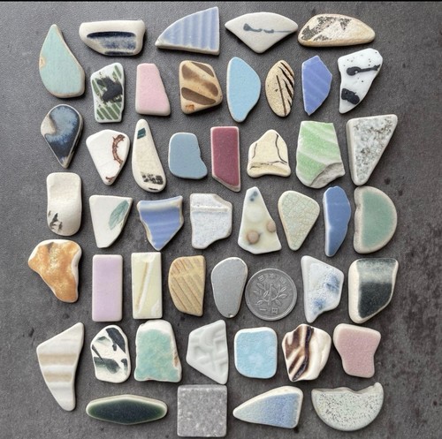Sea glass pottery - sea,