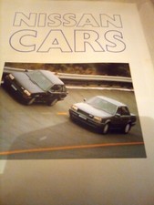 nissan cars brochure