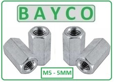 M5 -5MM DEEP NUTS / CONNECTORS