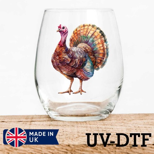Wild turkey 8pcs dtf - uv,