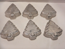 6 Vintage Aluminum Christmas
