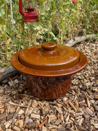 Huge brown glazed - huge, 5