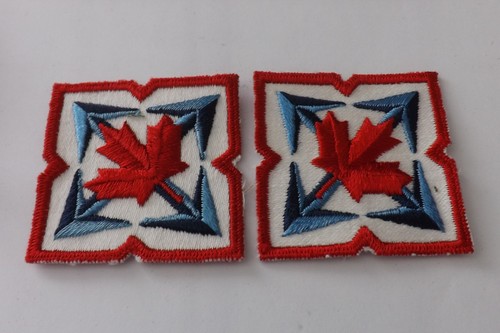 Military cloth badges - 2, canada
