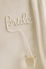 Bride Straw White Or Pink Hen