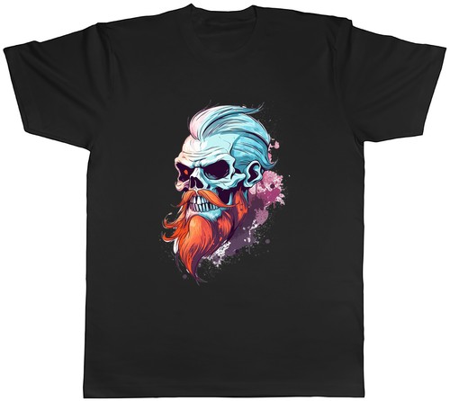 Ginger beard skull mens - skull,