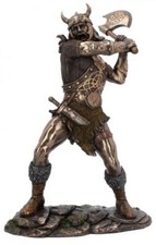 Berserker Bronze Statue 28 Cm