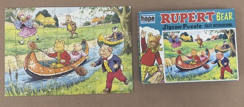 Hope rupert bear canoe race - bear,