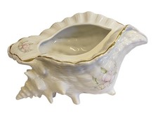 Vintage Conch Shell Ceramic Planter Maryleigh Staffordshire Pottery