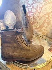 MENS BROWN SUEDE BOOTS SIZE  7