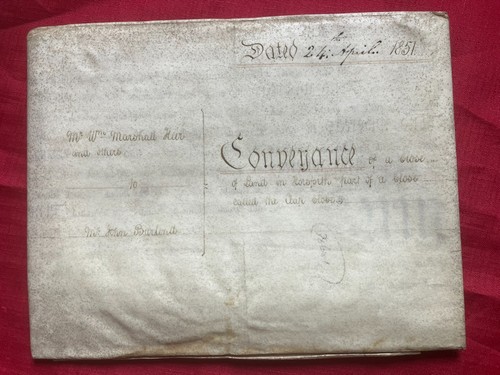 Antique 1851 conveyance - antique,