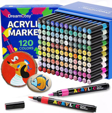120 Colors Acrylic Markers
