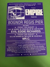 Vintage Rave Flyer Empire 1990