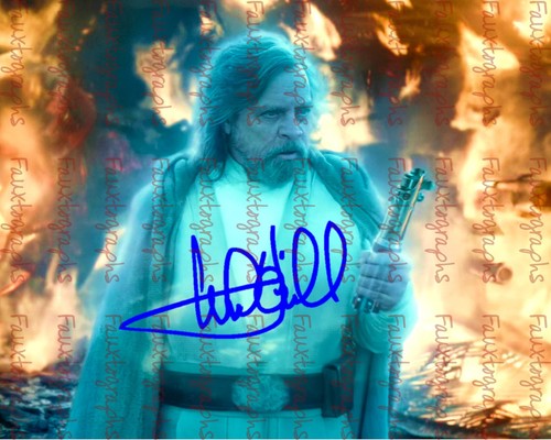 Mark hamill signed 8x10 - mark,